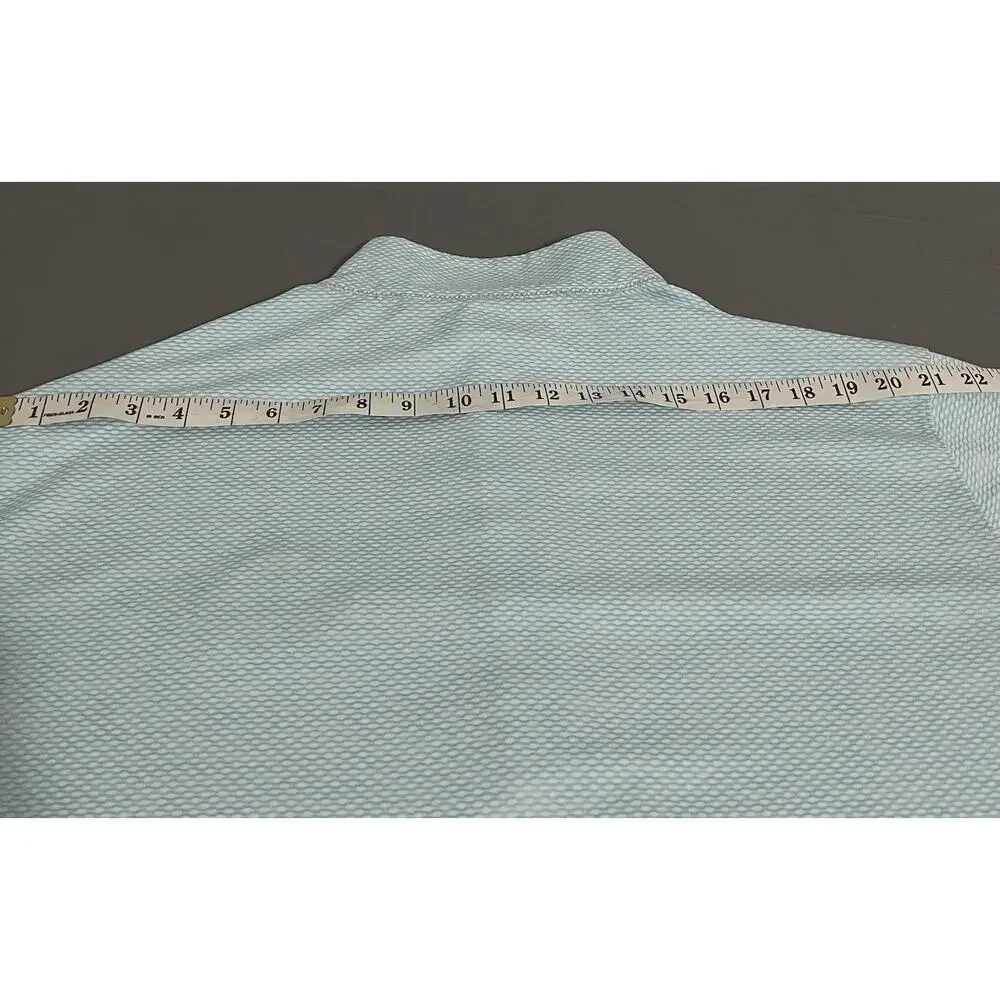 Columbia Men’s 1/4 Zip Pullover XL Light Blue Kentucky Derby Excellent
